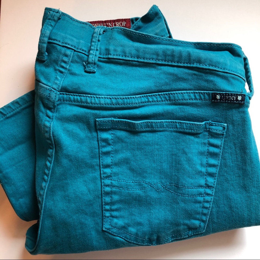 Lucky Brand Turquoise Skinny Jeans